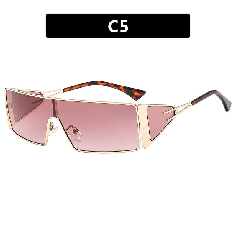 Metal Sunglasses Fashion Box Versatile Hot Girl Outdoor Sunglasses Women's Sunglasses Premium