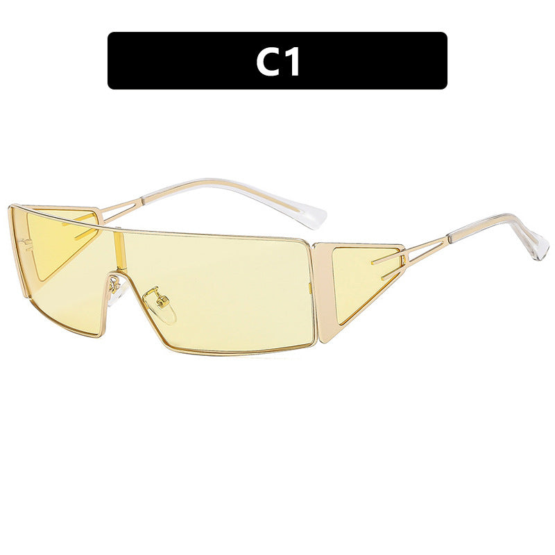 Metal Sunglasses Fashion Box Versatile Hot Girl Outdoor Sunglasses Women's Sunglasses Premium