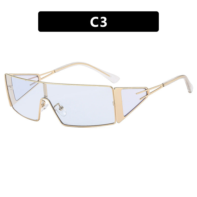 Metal Sunglasses Fashion Box Versatile Hot Girl Outdoor Sunglasses Women's Sunglasses Premium