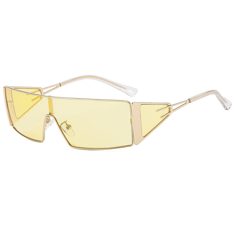 Metal Sunglasses Fashion Box Versatile Hot Girl Outdoor Sunglasses Women's Sunglasses Premium